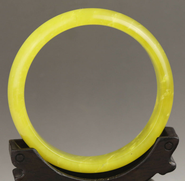 10% OFF- 60/61/62mm Certified Natural Jadeite Emerald A*Jade HandCarved Bangle NO.G352
