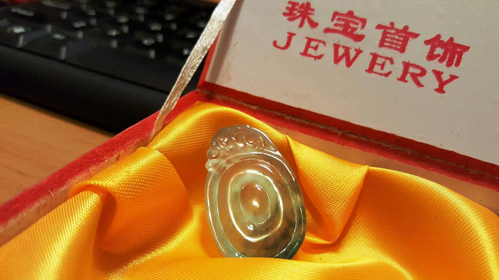 10% OFF- Certified Natural Myanmar Icy Jadeite Emerald Jade Tablet Translucent Dragon Pendant《Grade A》