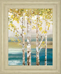 22x26 Down By The River By Allison Pearce - Framed Print Wall Art - Beige