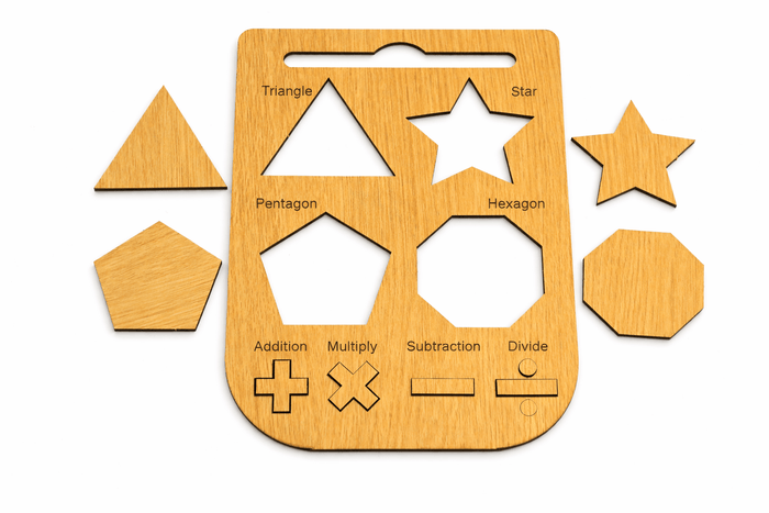 8-in-1 Wooden Kids Learning Stencil Kit – Urdu, English, Numbers, Shapes & Activity Boards with Colors | FB GAMEZ