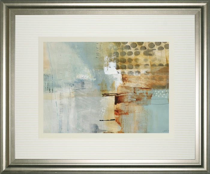 A Million Times Apart By Natasha Barnes - Framed Print Wall Art - Beige