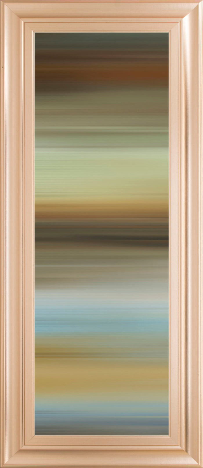 Abstract Horizon I By James Mcmaster - Framed Print Wall Art - Beige