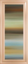 Abstract Horizon I By James Mcmaster - Framed Print Wall Art - Beige