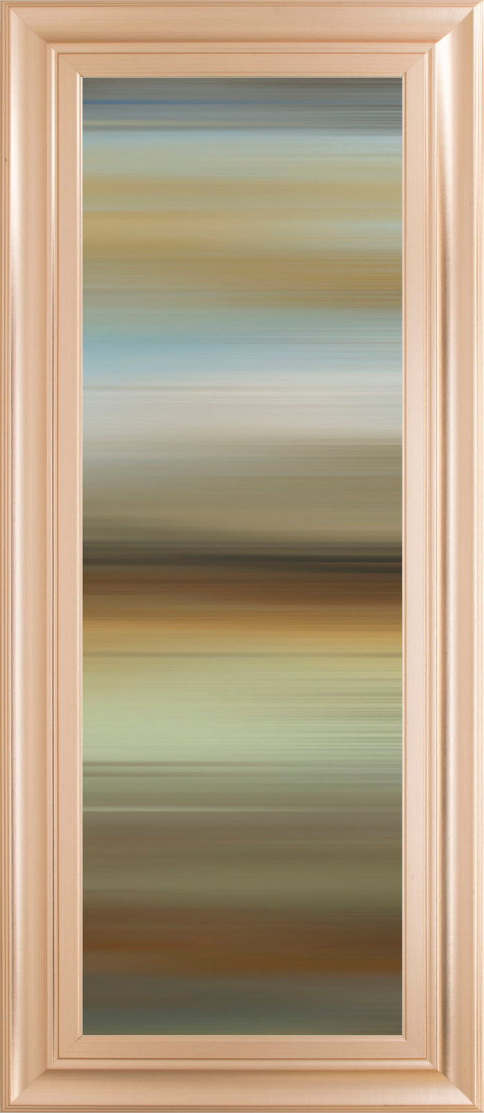 Abstract Horizon II By James Mcmaster - Framed Print Wall Art - Beige