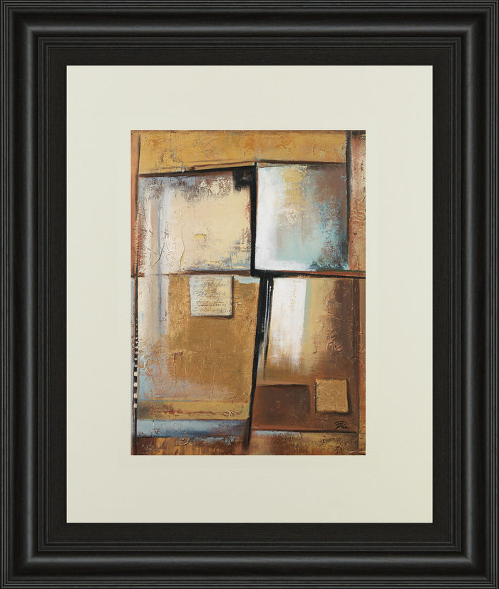 Abstract I By Patricia Pinto - Framed Print Wall Art - Beige