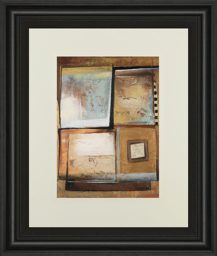 Abstract Il By Patricia Pinto - Framed Print Wall Art - Beige