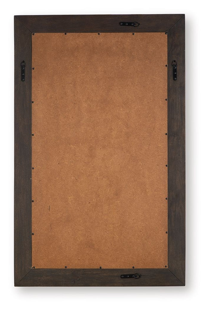 Advin - Accent Mirror - Dark Brown