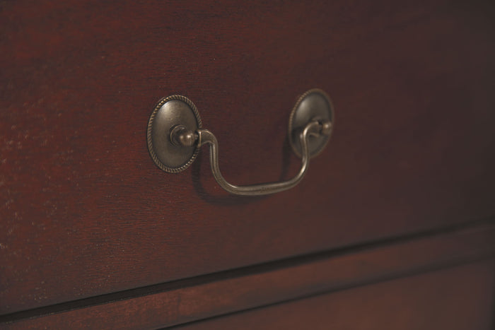 Alisdair - Two Drawer Night Stand - Reddish Brown