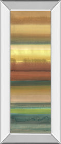 Ambient Sky I By John Butler - Mirror Framed Print Wall Art - Light Brown