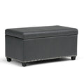 Amelia - Transitional Storage Ottoman Bench