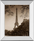 An Afternoon Stroll-pari By Maihara - Mirrored Frame Real Glass - Light Brown
