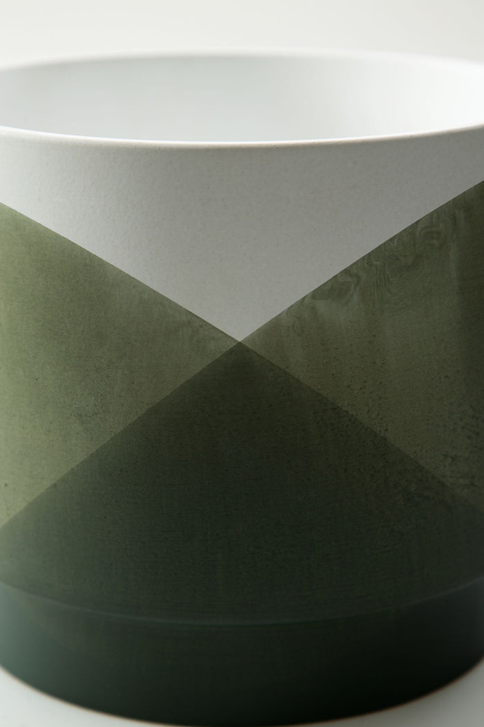 Ardenridge - Planter Set (Set of 2) - Green / White