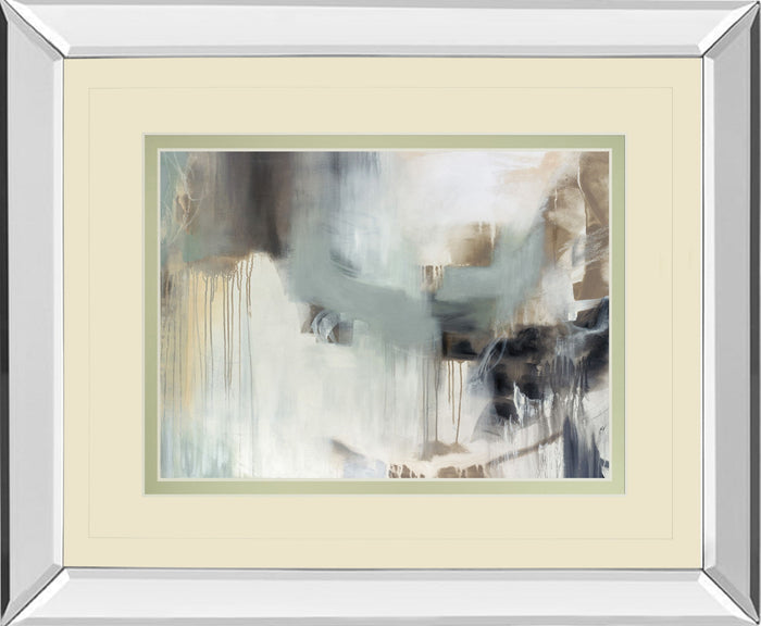 Argentum By Cat Tesla - Mirror Framed Print Wall Art - Beige