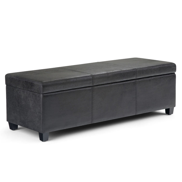Avalon - Contemporary Storage Ottoman Bench