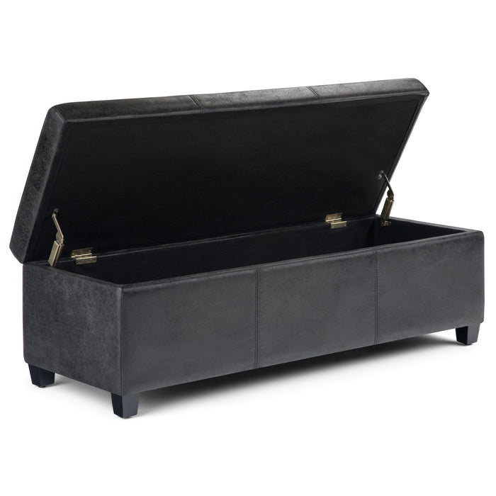 Avalon - Contemporary Storage Ottoman Bench