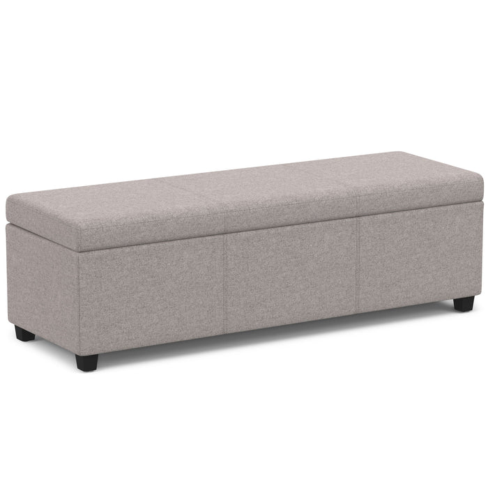 Pearl Silver / 53.9"W x 18"D x 16.1"H / Fabric