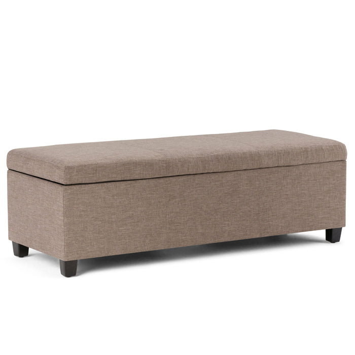 Light Brown / 48.4"W x 18.1"D x 16.1"H / Fabric