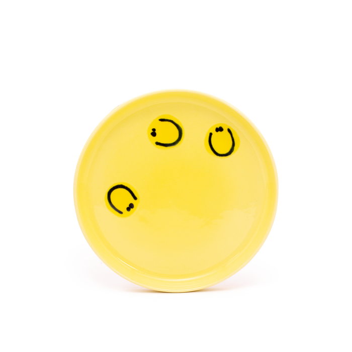 BABY PLATE - YELLOW SMILE