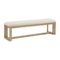 Backless Upholstered Dining Bench
