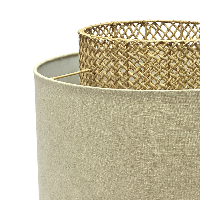 Bali - Table Lamp - Natural Rattan by Lux Lighting, view 3
