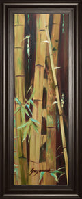 Bamboo Finale Il By Suzanne Wilkins - Framed Print Wall Art - Light Brown