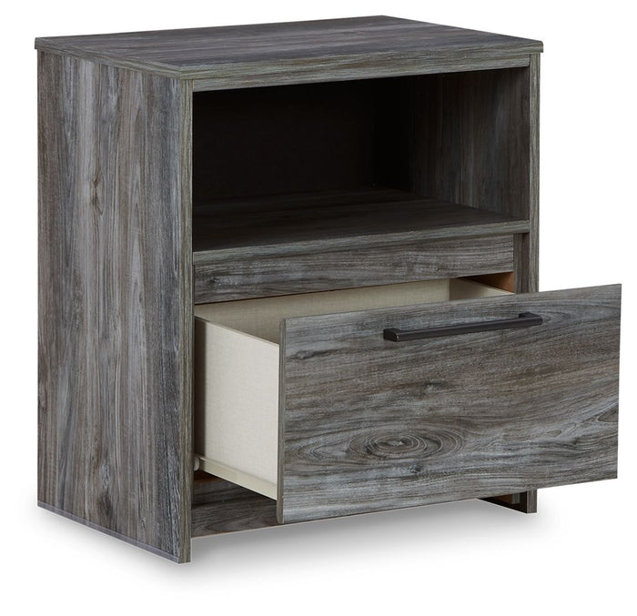 Baystorm - One Drawer Night Stand - Gray