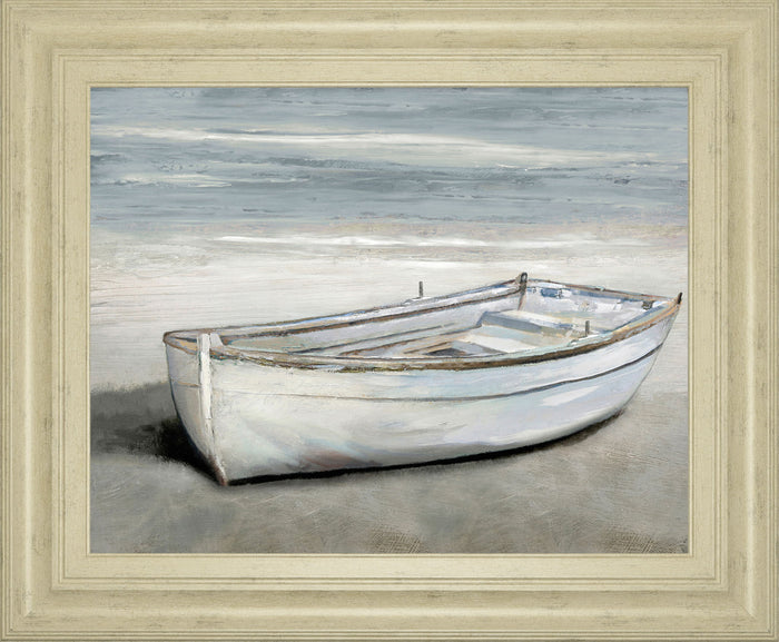 Beached By Mark Chandon - Framed Print Wall Art - Gray