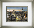 Big City By Alan Lambert - Framed Print Wall Art - Gray