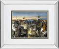 Big City By Alan Lambert - Mirror Framed Print Wall Art - Gray