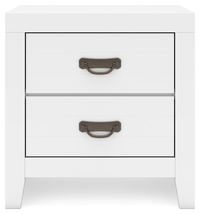 Binterglen - Two Drawer Night Stand - White