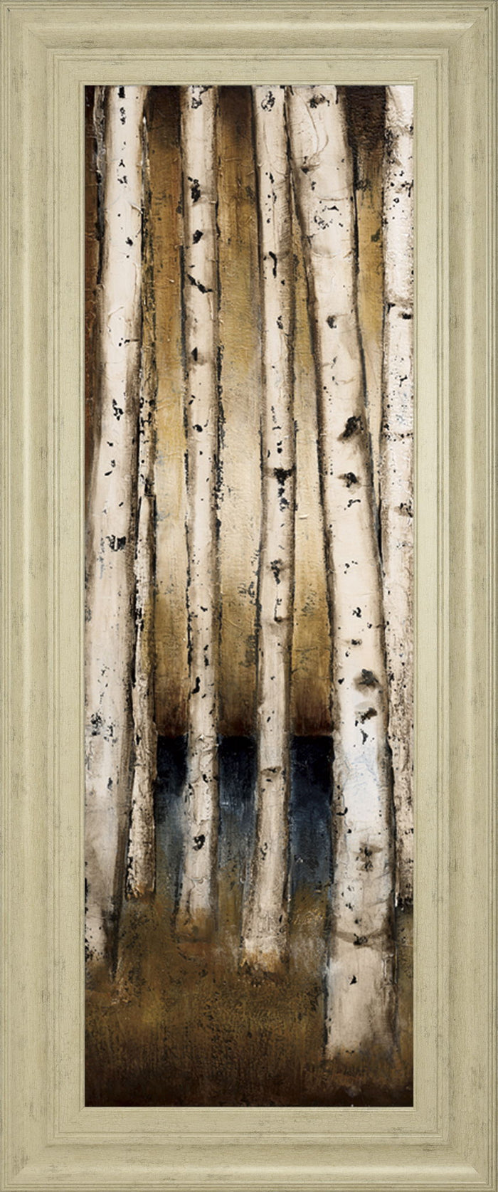 Birch Landing I By St Germain - Framed Print Wall Art - Beige