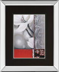 Bohemia Flora By Jasmin Zara Copley - Mirror Framed Print Wall Art - Dark Gray
