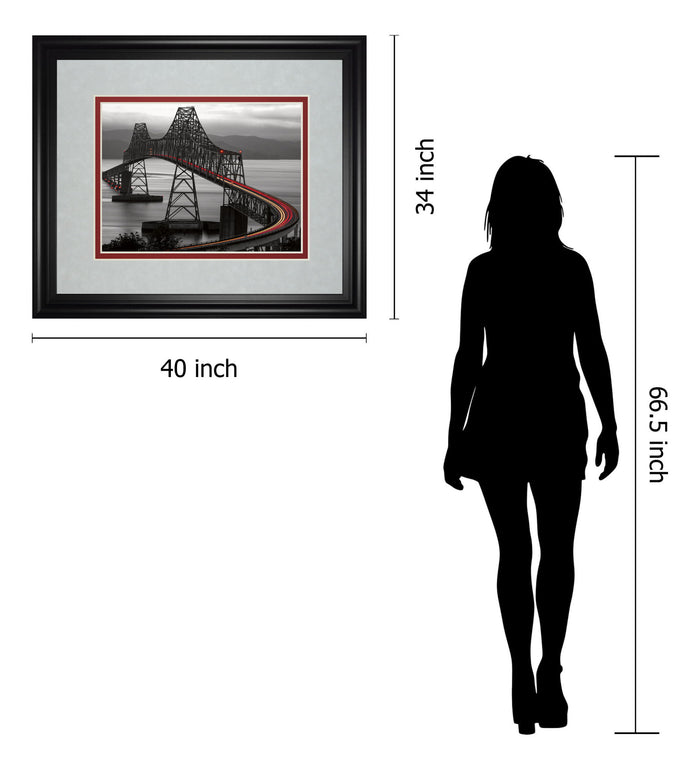 Boomerang By Aaron Reed - Framed Print Wall Art - Dark Gray