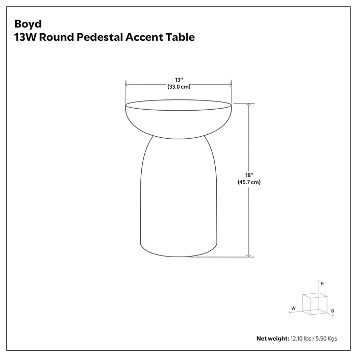 Boyd - Line Accent Table - Black
