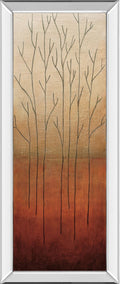 Branch Rouge II By Eve - Mirrored Frame Wall Art - Light Brown