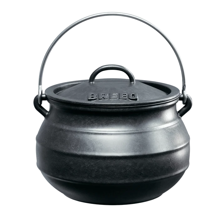 BREEO 1.5 GAL CAST IRON KETTLE WITH LID