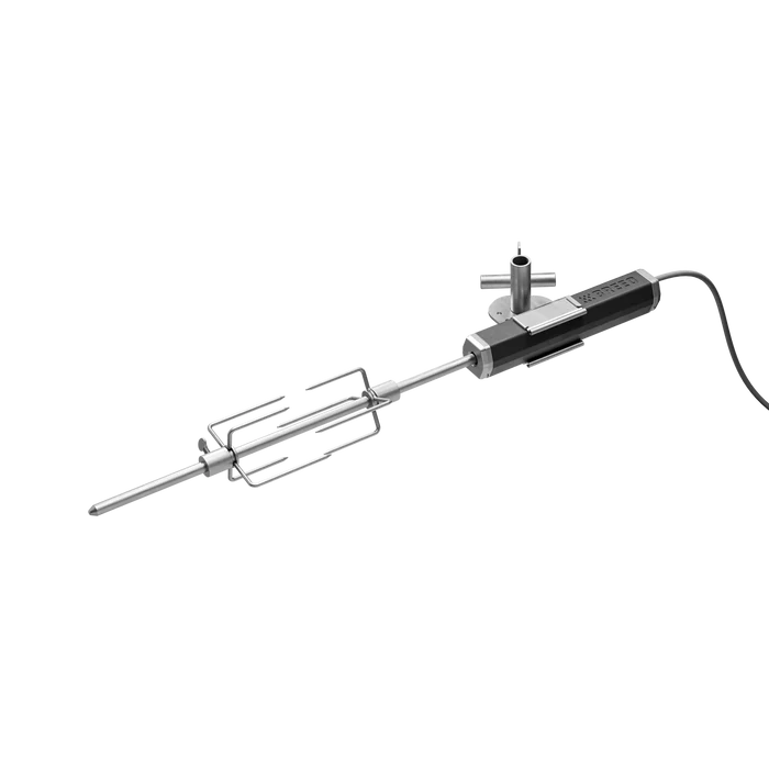 BREEO ROTISSERIE W/ PRONGS & DRIVE UNIT