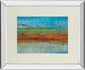 Brisbane By Brent Foreman - Mirror Framed Print Wall Art - Light Blue