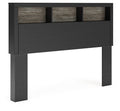 Broachmyn - Lighted Bookcase Headboard