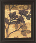 Bronzed Branches Il By Norman Wyatt, Jr. - Framed Print Wall Art - Light Brown