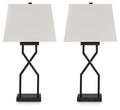 Brookthrone - Metal Table Lamp (Set of 2) - Black