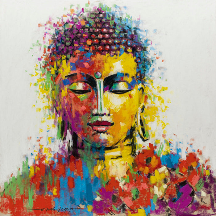 Buddha By A. Orme - Yellow