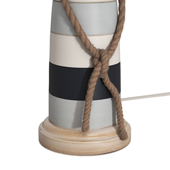 Buoy - Poly Coastal Table Lamp (Set of 2) - Blue / Navy / White