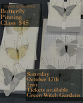 Butterfly Pinning Class 10/17/26 at 1pm
