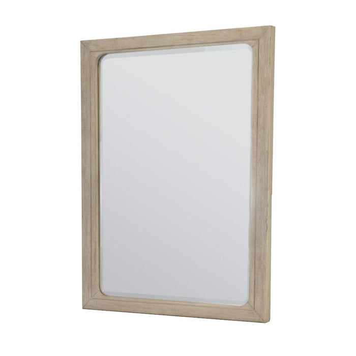 Cape May - Rectangular Dresser Mirror - Glazed Driftwood by Sea Winds, view 1