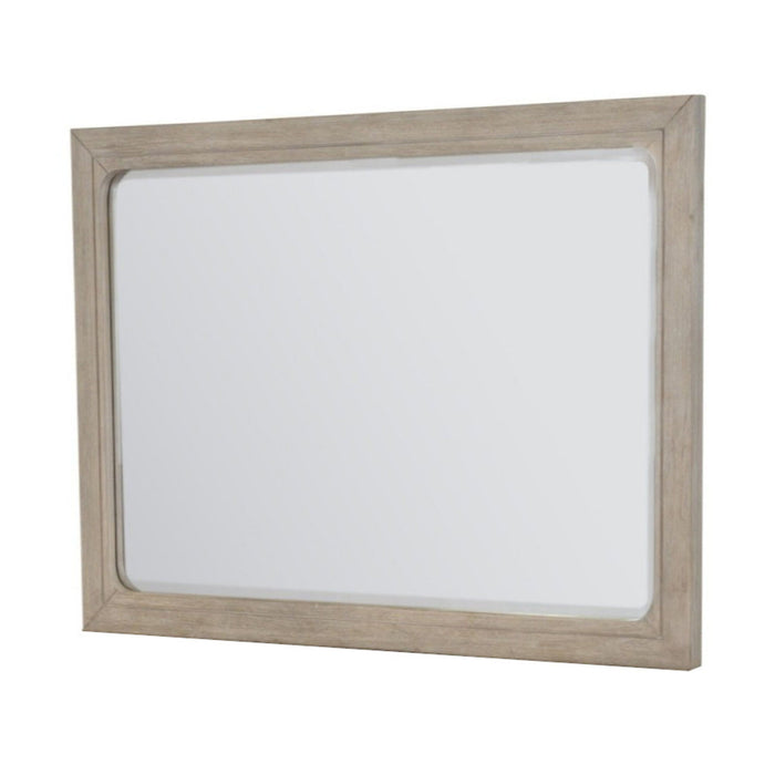 Cape May - Rectangular Dresser Mirror - Glazed Driftwood by Sea Winds, view 3