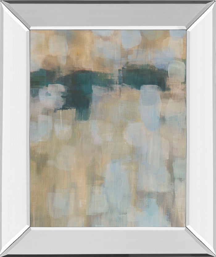 Carbon Neutral By Parker - Mirror Framed Print Wall Art - Beige