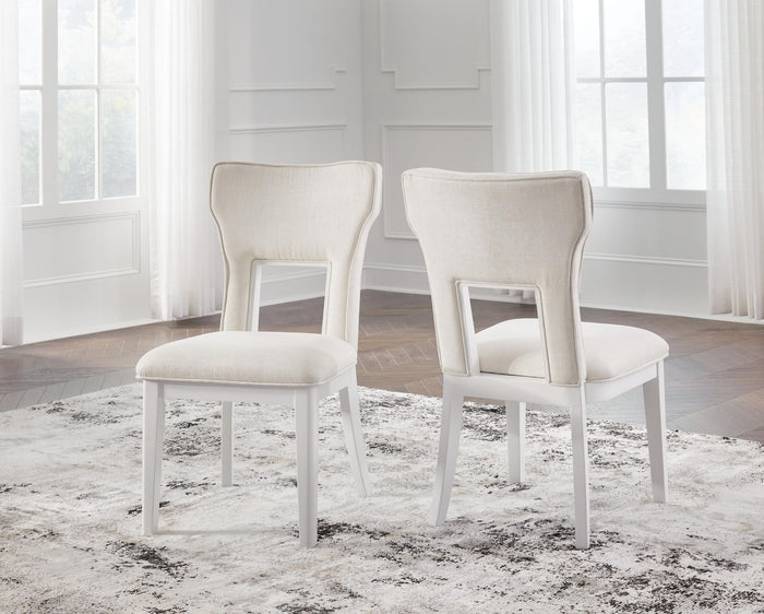 Chalanna - Dining Upholstered Side Chair (Set of 2) - White