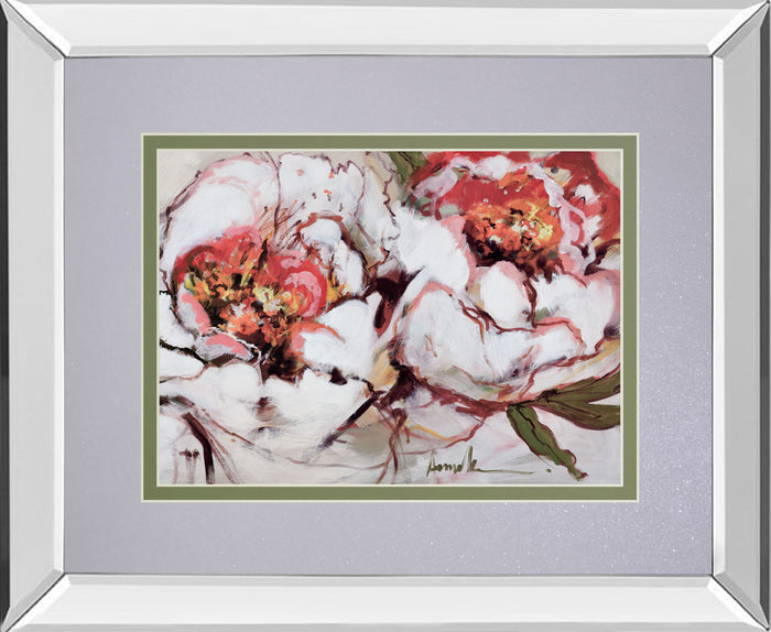 Charade Of Spring By Fitzsimmons, A - Mirror Framed Print Wall Art - Gray