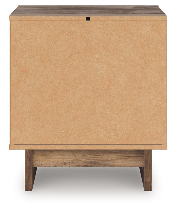 Chirason - Two Drawer Night Stand - Brown